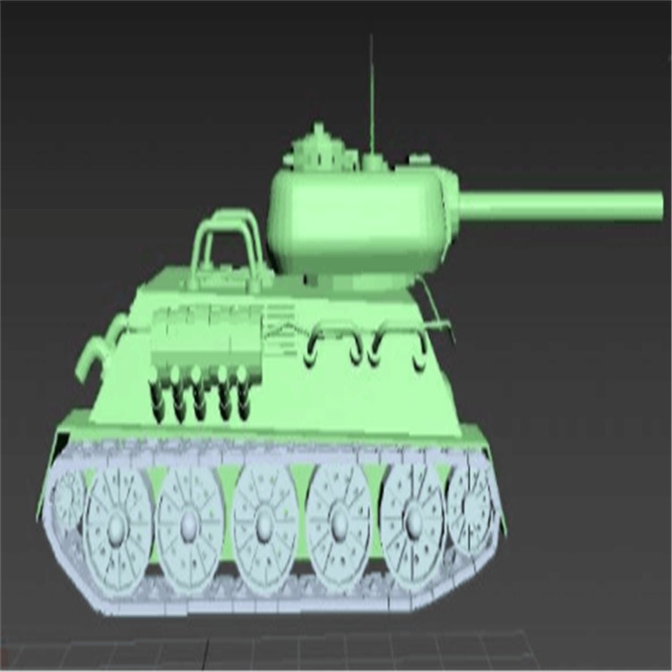 中江充气军用坦克模型